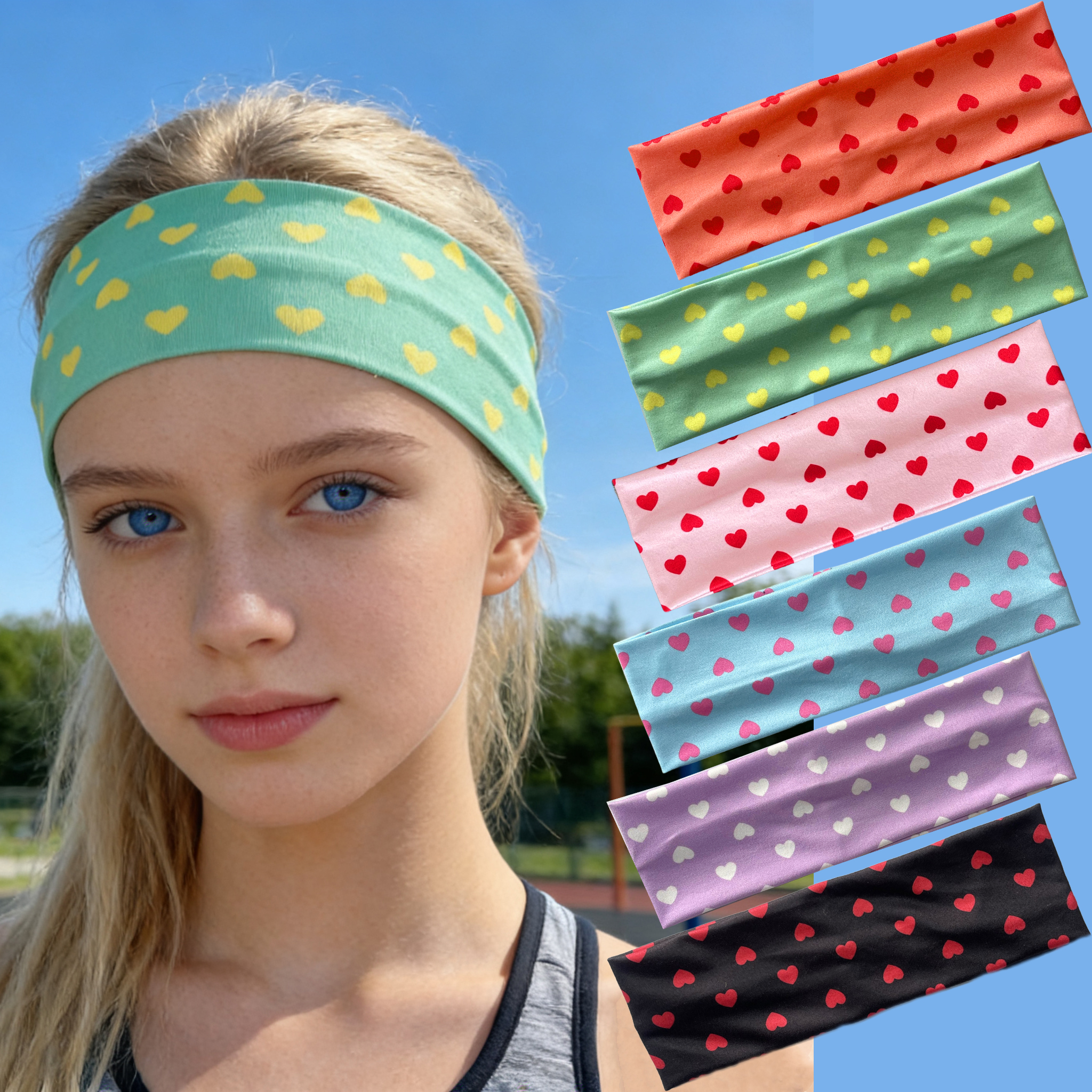 Tech Accessories - New Love Printed Valentine's Day Hair