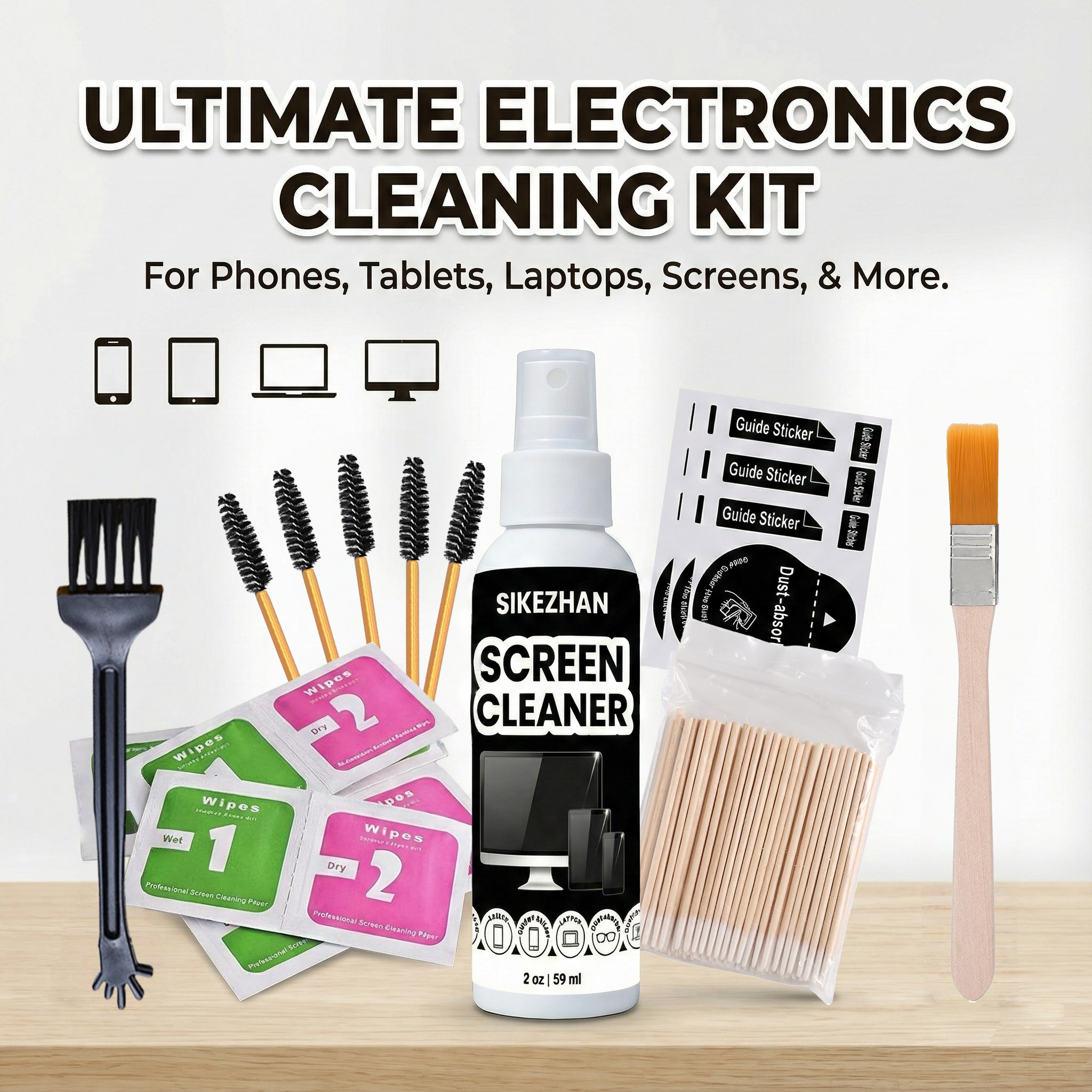 Tech Accessories - All-in-1 Electronics Cleaning Kit for iPhone