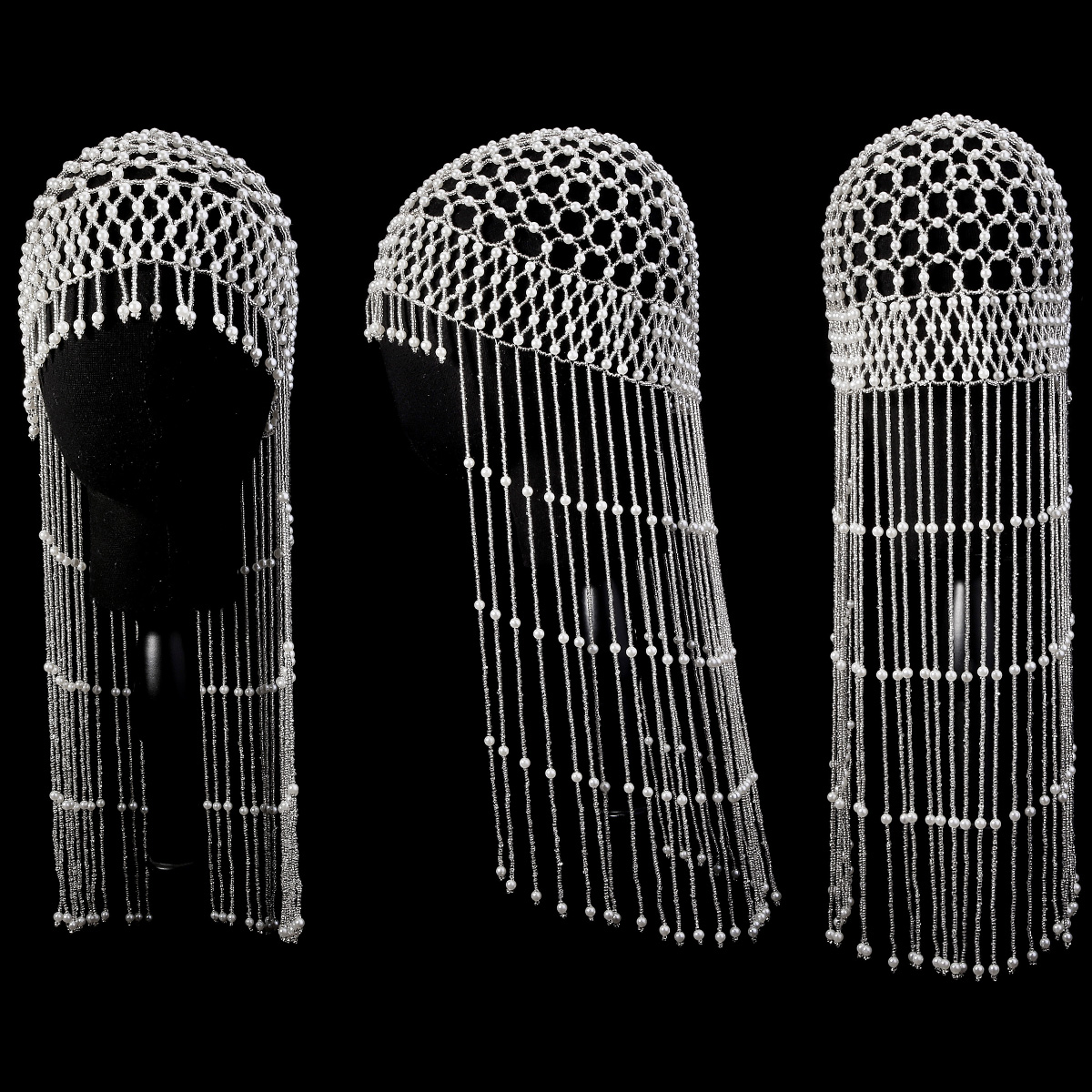 Luxury Pearls Beaded Headwrap  - Tech Hair Accessories ulasan dan harga