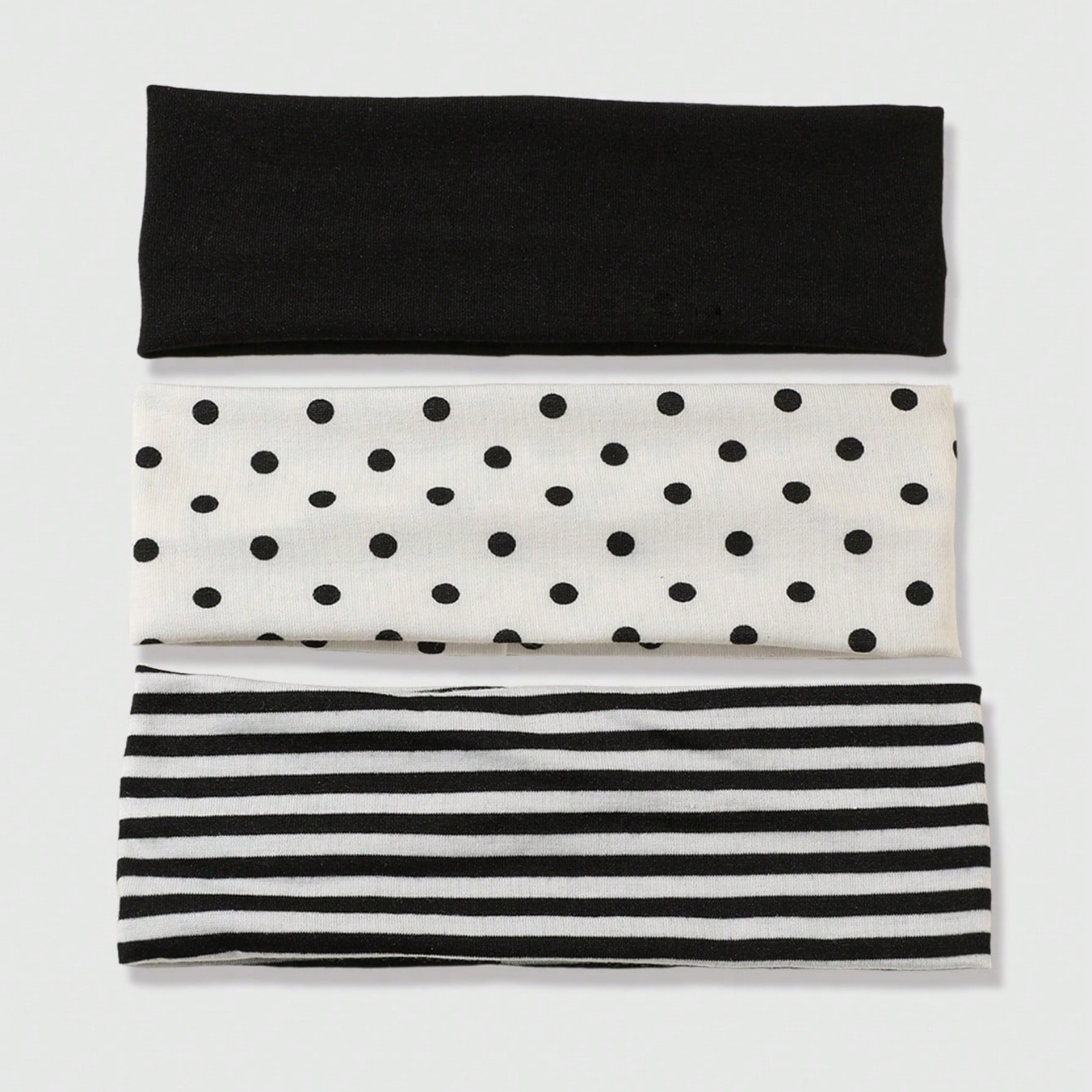 3Pcs Black & White Polka Dot S - Tech Accessories ulasan dan harga