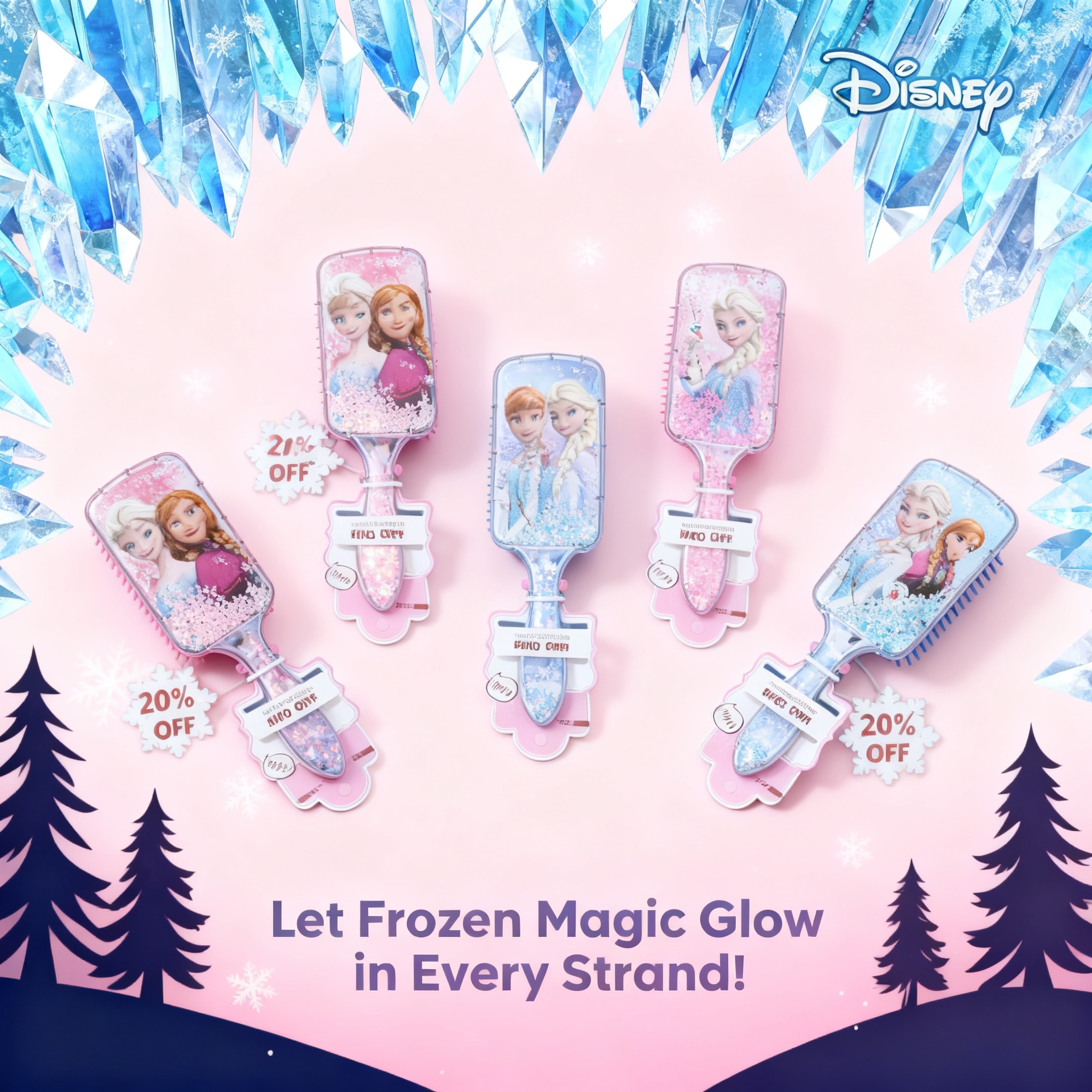 Frozen Elsa Minnie Mickey Mous - Tech Hair Accessories ulasan dan harga