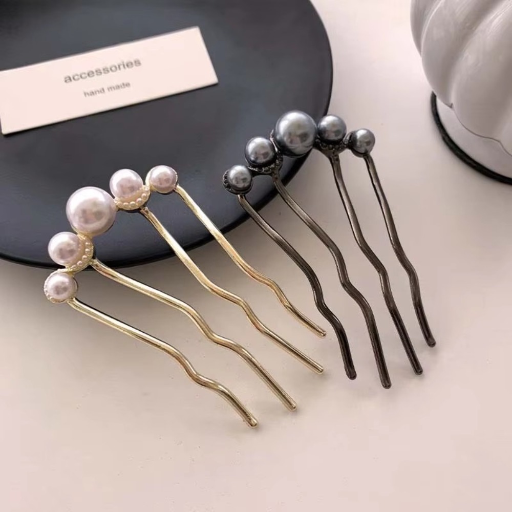 Korean U-Shaped Hair Sticks Co - Tech Hair Accessories ulasan dan harga