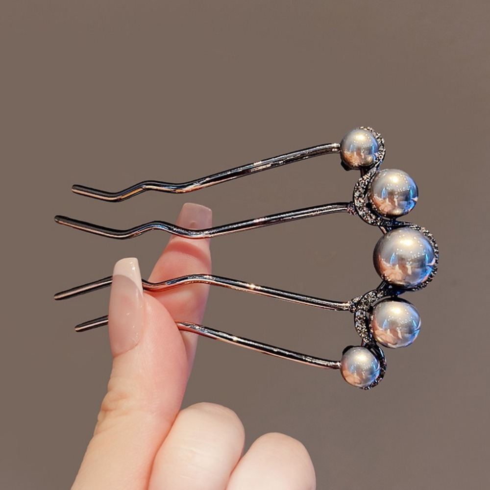 Korean U-Shaped Hair Sticks Co - Tech Hair Accessories ulasan dan harga