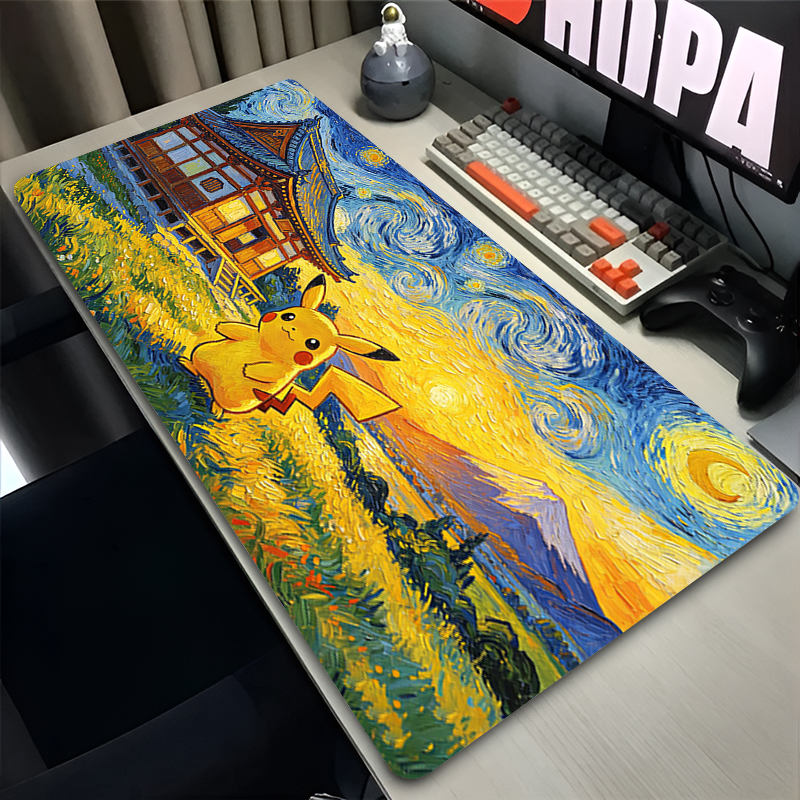 Mouse Pad Pokemon Pikachus Rub - Tech Accessories Pc ulasan dan harga