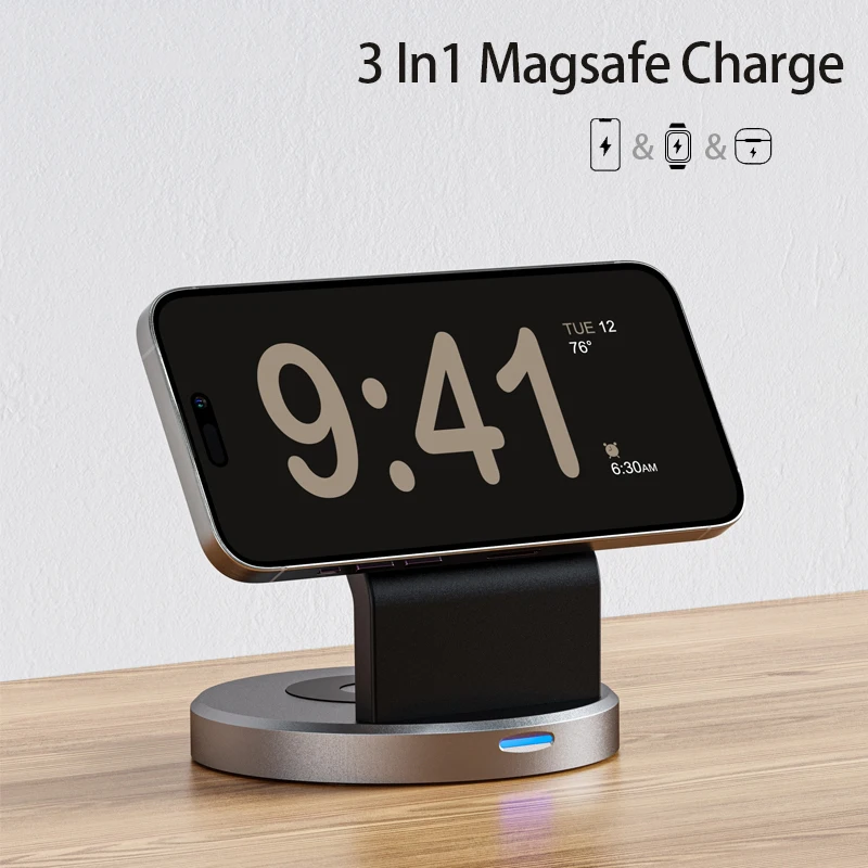 3 In 1 Magnetic Wireless Charg - Wireless Charger 3 In 1 ulasan dan harga