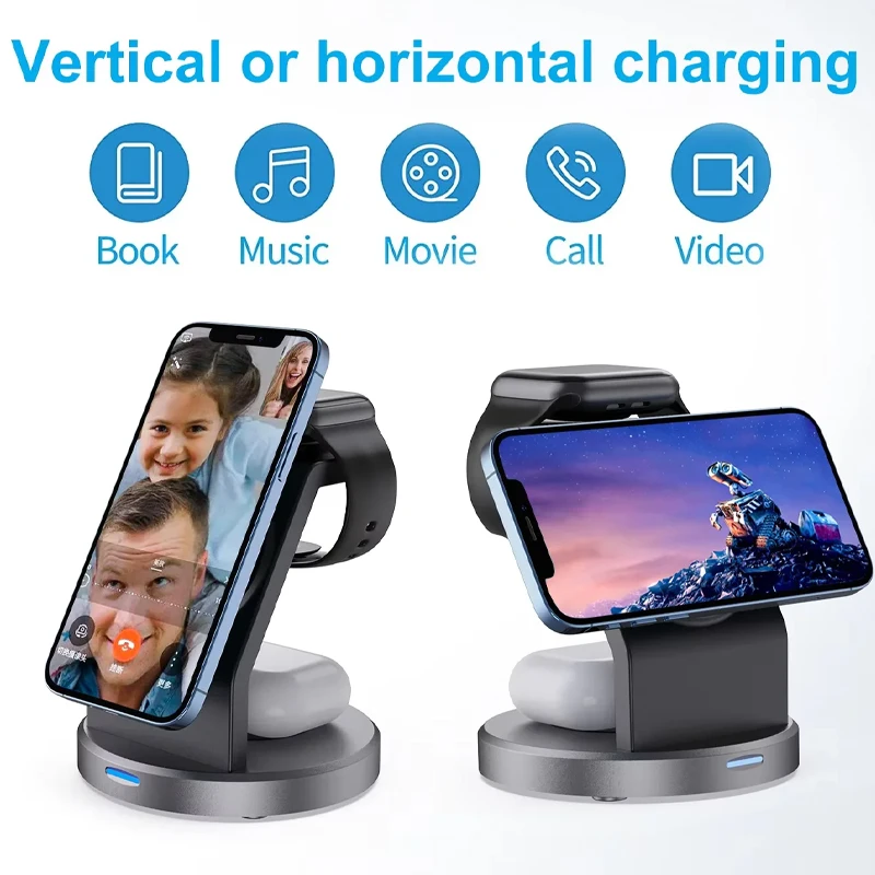 3 In 1 Magnetic Wireless Charg - Wireless Charger 3 In 1 ulasan dan harga