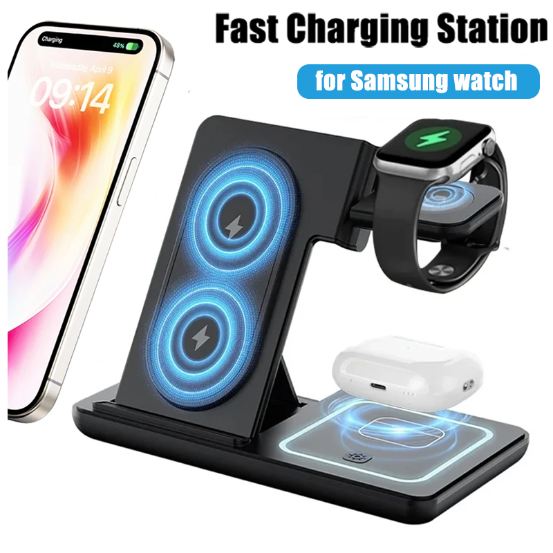 3 in 1 Foldable Wireless Charg - Wireless Charger 3 In 1 ulasan dan harga