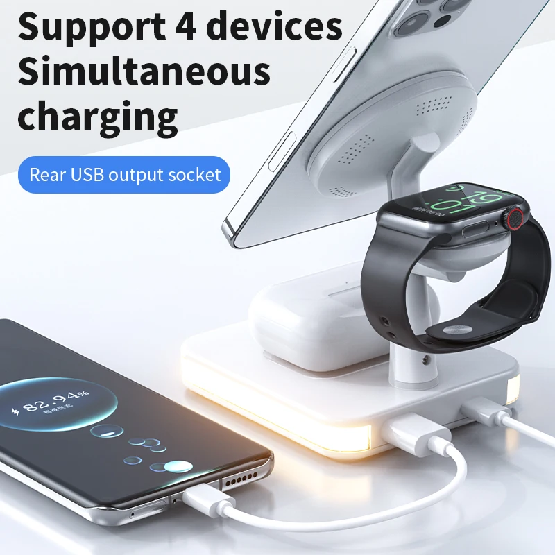 3 in 1 Wireless Chargers Stand - Wireless Charger 3 In 1 ulasan dan harga