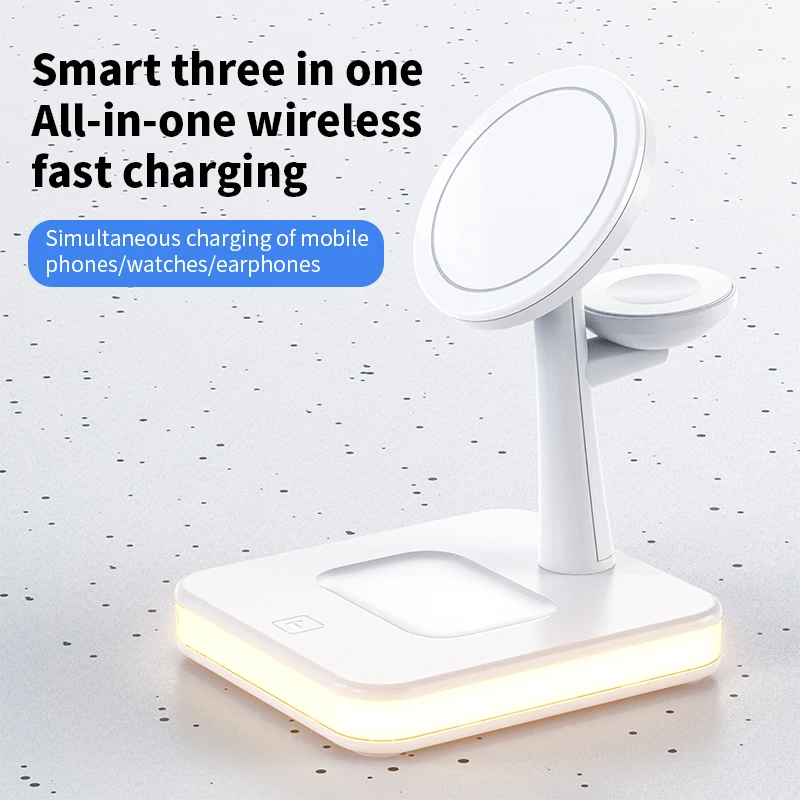3 in 1 Wireless Chargers Stand - Wireless Charger 3 In 1 ulasan dan harga