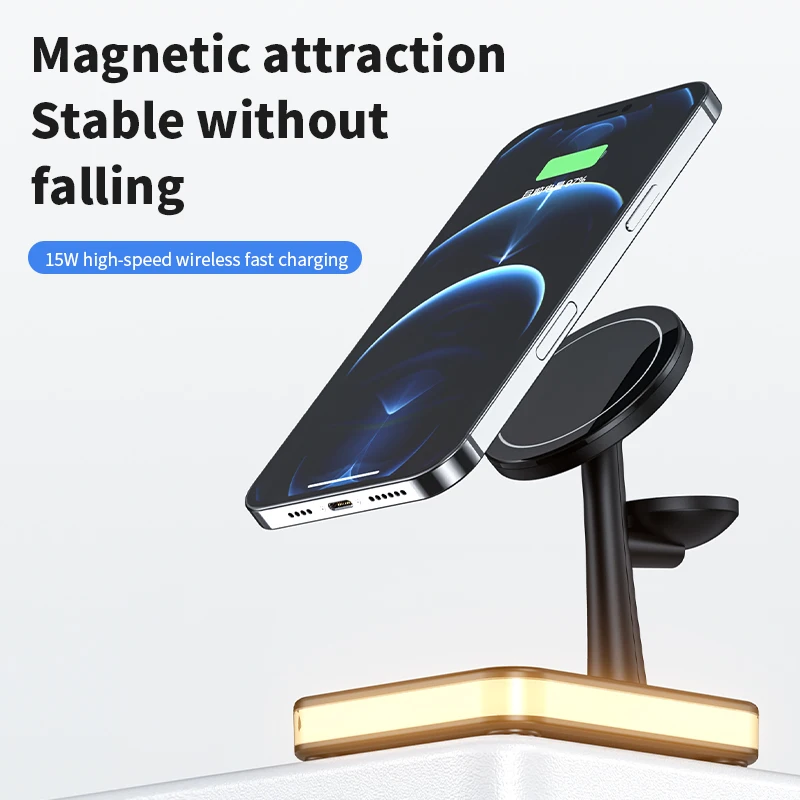 3 in 1 Wireless Chargers Stand - Wireless Charger 3 In 1 ulasan dan harga