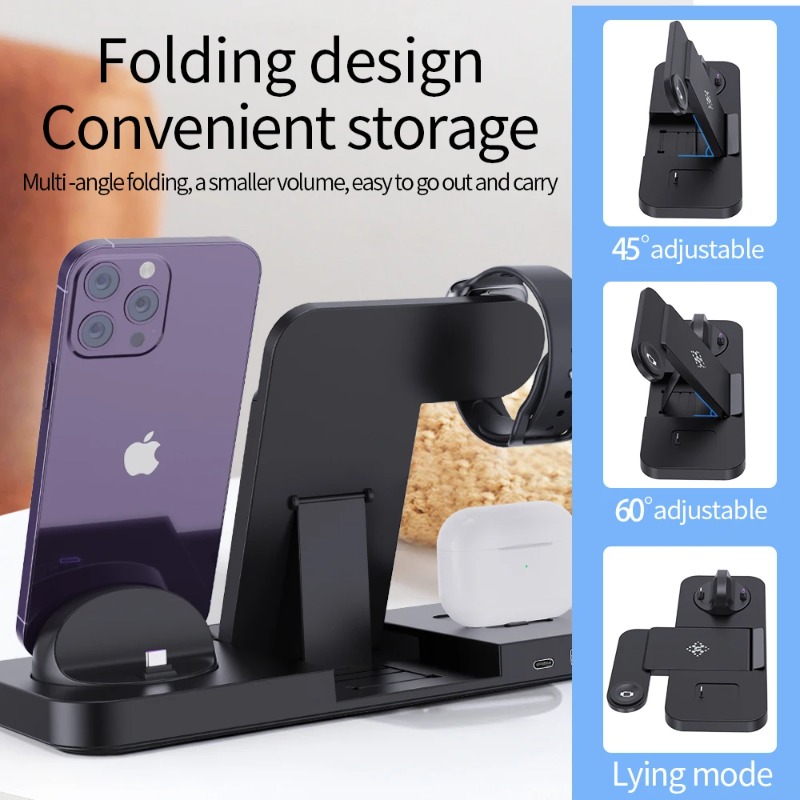 3 in 1 Wireless Charger Stand  - Wireless Charger 3 In 1 ulasan dan harga