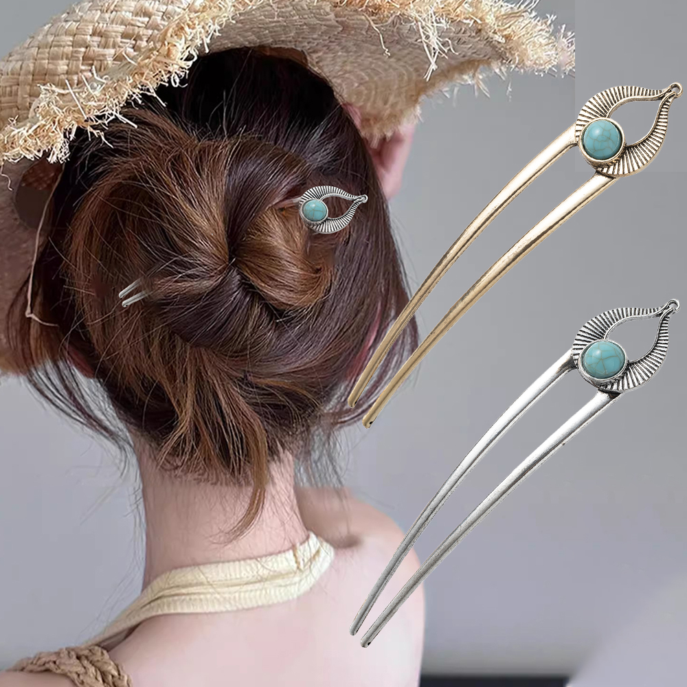Egypt Turquoise U Shape Hair F - Tech Hair Accessories ulasan dan harga