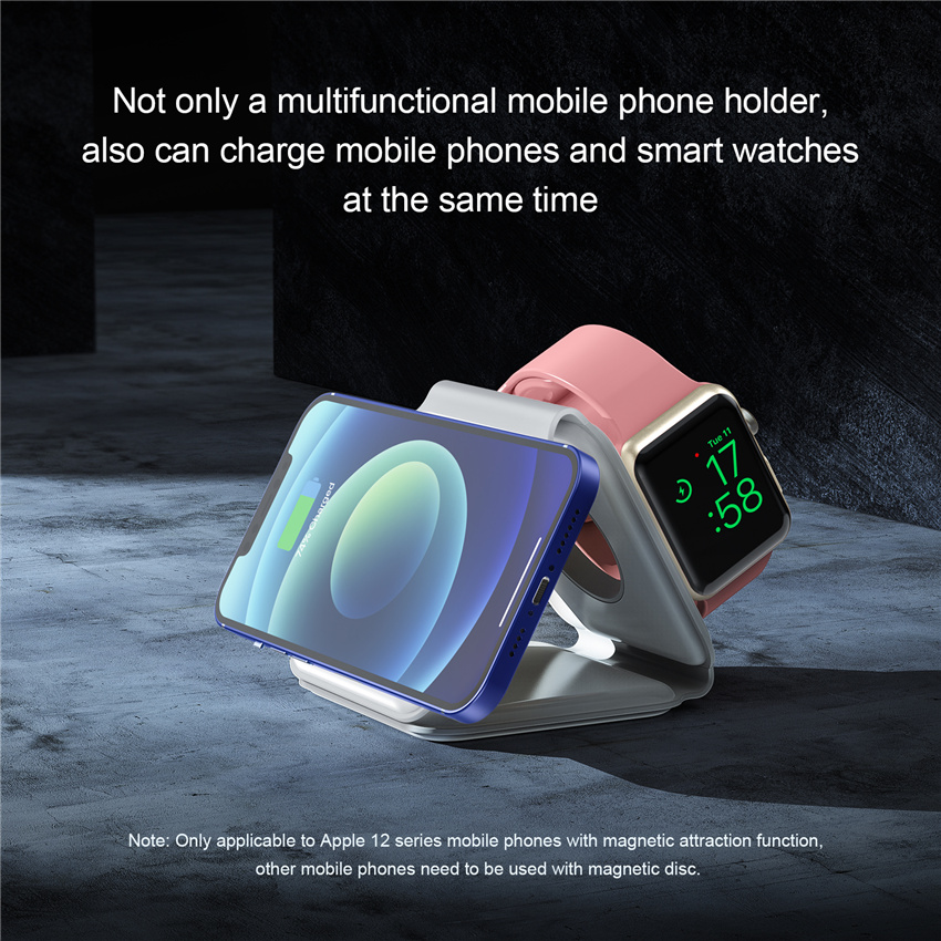 3 in 1 Magnetic Portable Wirel - Wireless Charger 3 In 1 ulasan dan harga
