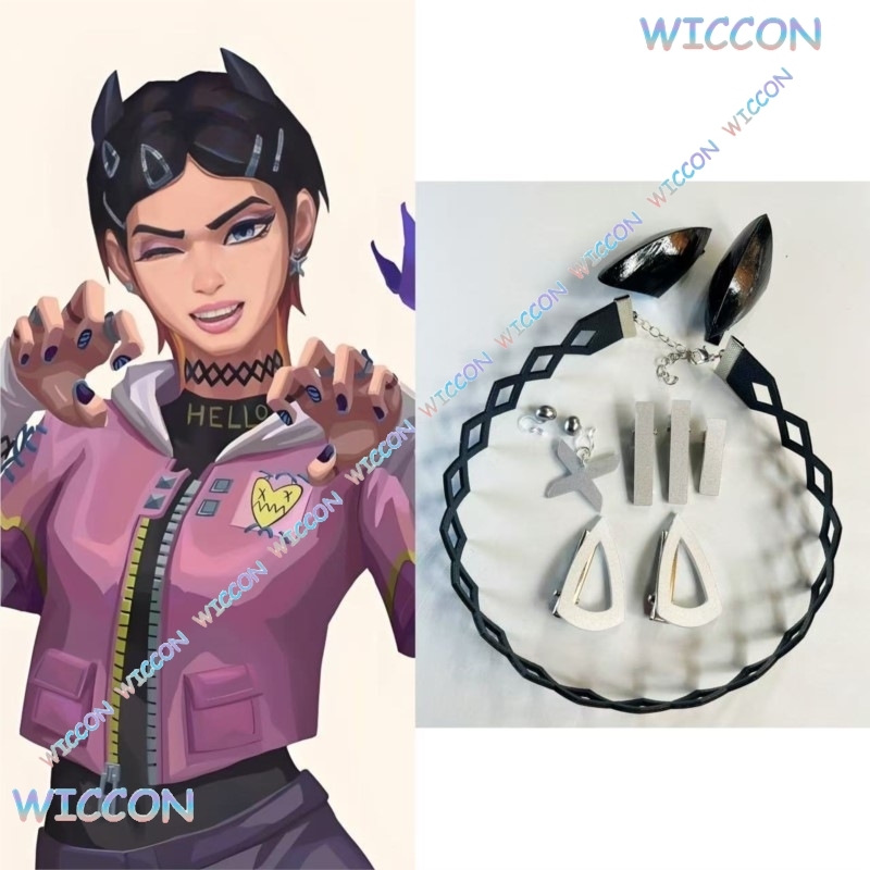 Valorant Clove  Clip Collar Bu - Tech Hair Accessories ulasan dan harga